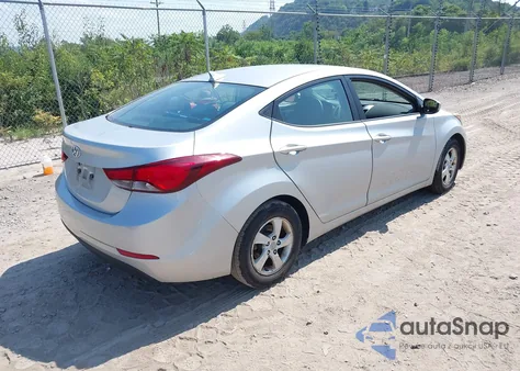 2014 Hyundai Elantra Se из США, поврежденный, VIN 5NPDH4AE9EH506464